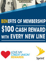 Sprint Rewards through Tandem Federal Credit Union